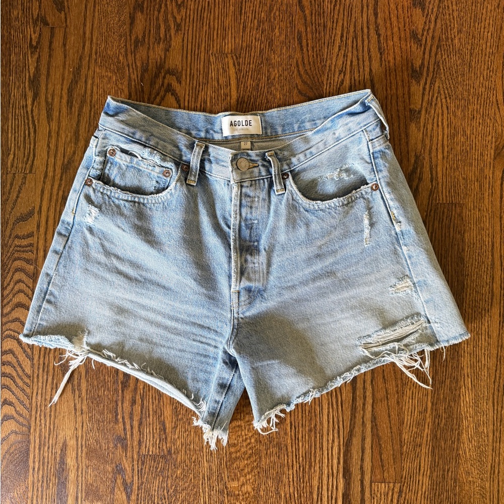 AGOLDE Parker Long Short in Swapmeet size 27